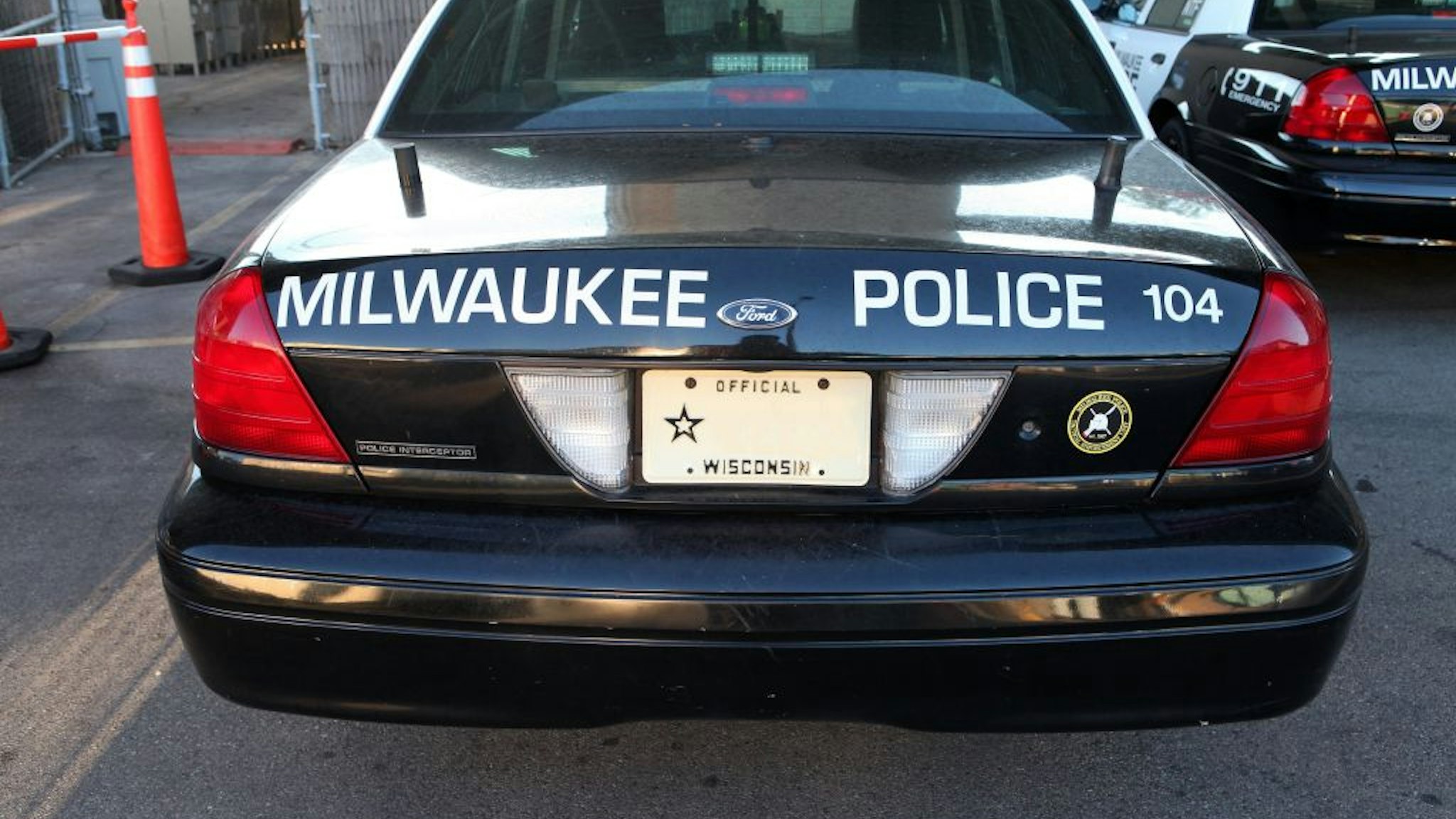 A Milwaukee Police Car, sits parked at the Henry W. Maier Festival Park(Summerfest Grounds) in Milwaukee, Wisconsin.