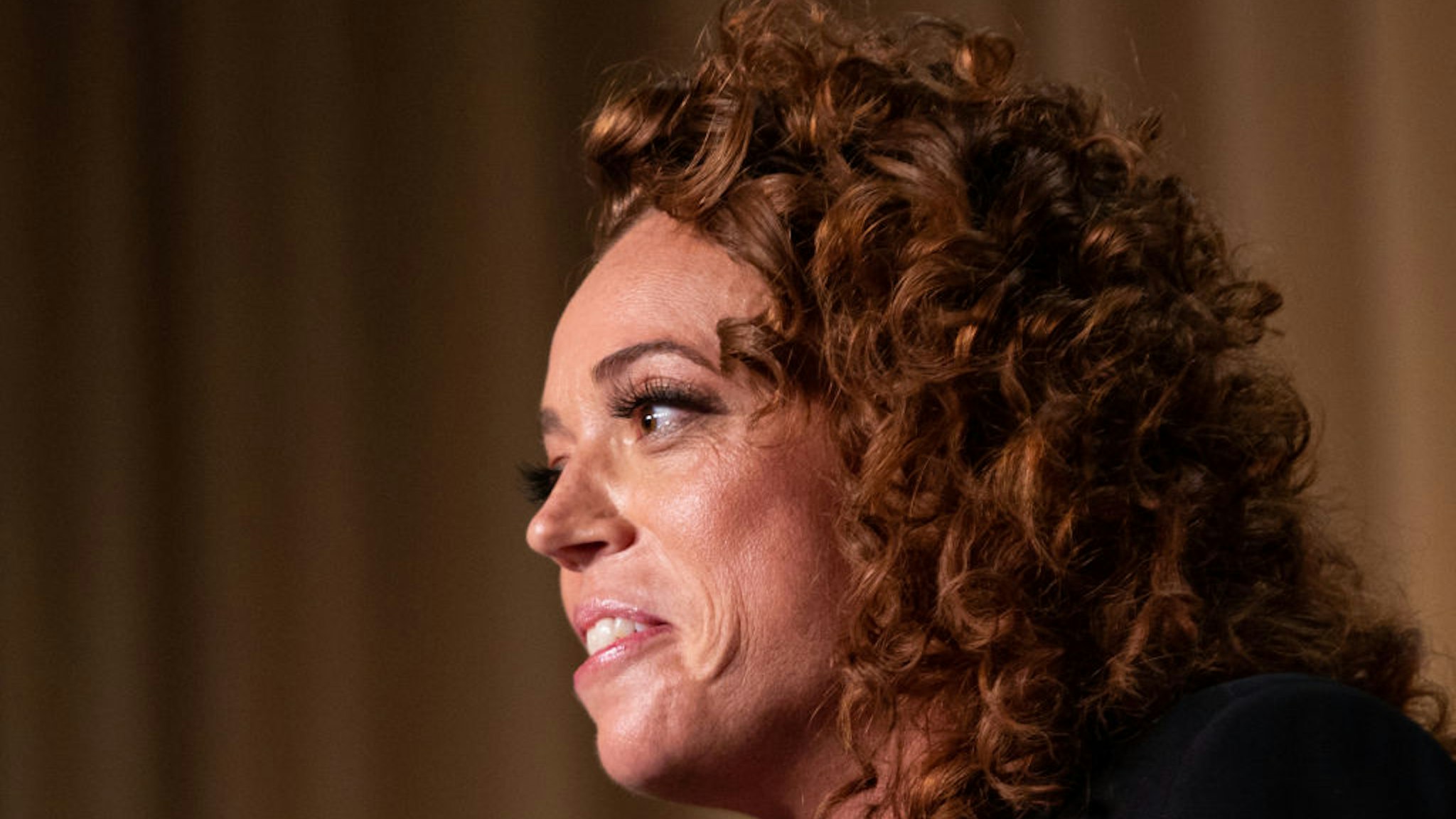 Comedian Michelle Wolf entertains guests at the White House Correspondents' Association (WHCA) dinner at The Washington Hilton in Washington, D.C., on Saturday, April 28, 2018.