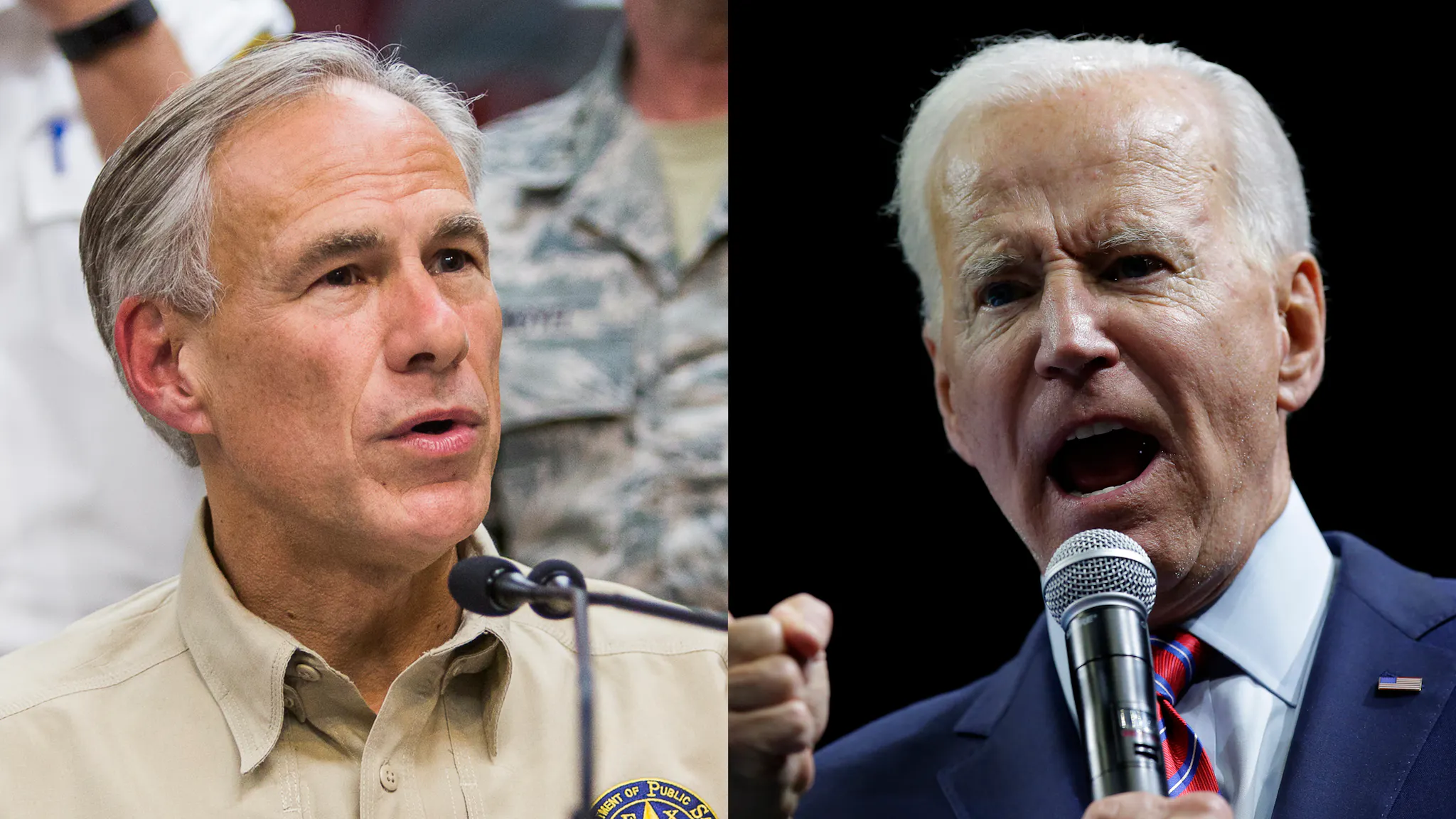 Greg Abbott Joe Biden Greg Abbott Joe Biden