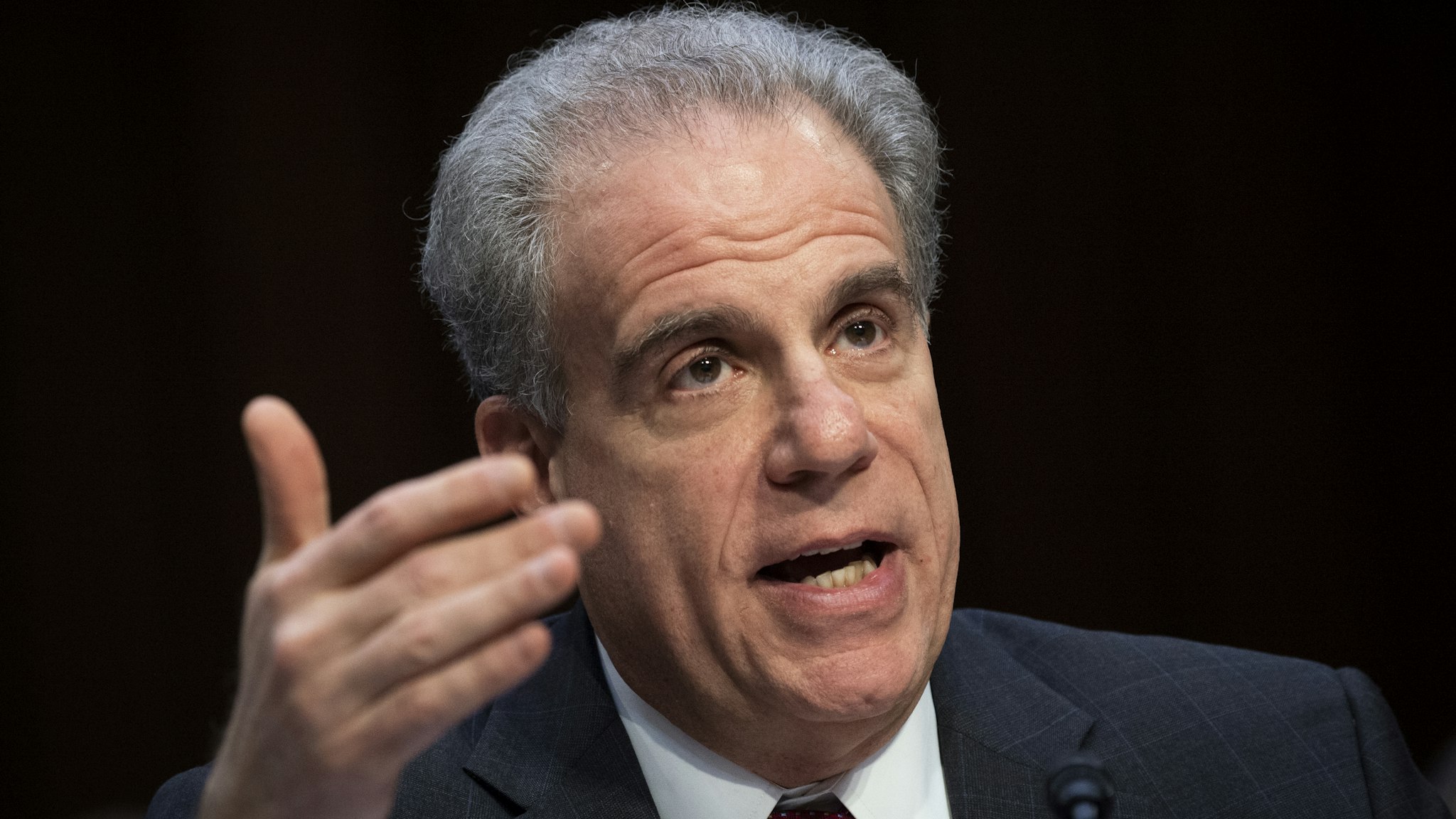 Justice Department Inspector General Michael Horowitz testifies before the Senate Judiciary Committee for a hearing on "Examining the Inspector General's report on alleged abuses of the Foreign Intelligence Surveillance Act (FISA) on Wednesday Dec. 11, 2019.