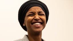 Introduction of Legislation to End School Pushout in Washington, US WASHINGTON, DC, UNITED STATES, DECEMBER 5, 2019: U.S. Representative Ilhan Omar (D-MN) attends a press conference to introduce legislation to end school pushout in Washington.- PHOTOGRAPH BY Michael Brochstein / Echoes Wire/ Barcroft Media