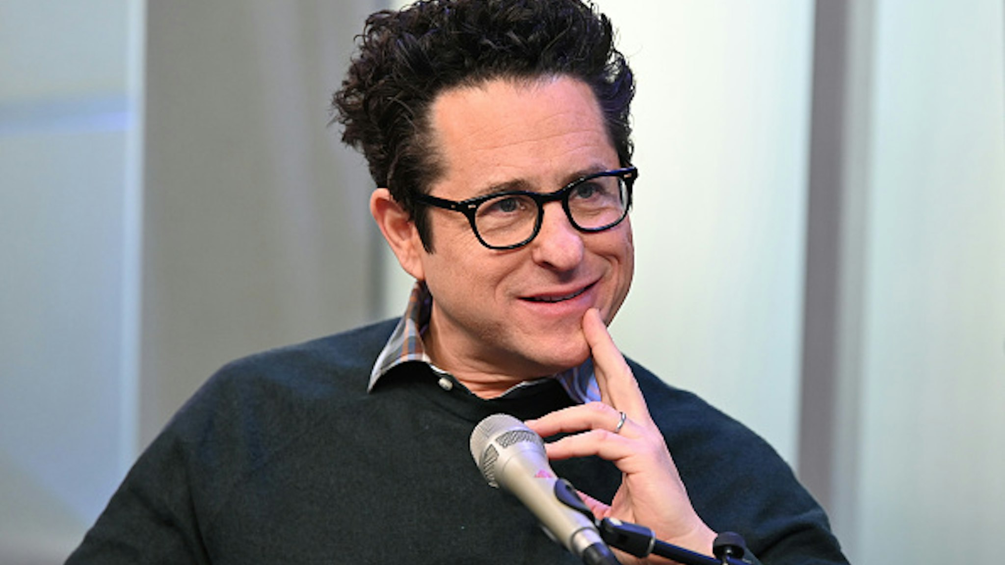 NEW YORK, NEW YORK - NOVEMBER 25: (EXCLUSIVE COVERAGE) Filmmaker J.J. Abrams visits Entertainment Weekly at SiriusXM Studios to discuss “Star Wars: The Rise of Skywalker” on November 25, 2019 in New York City.
