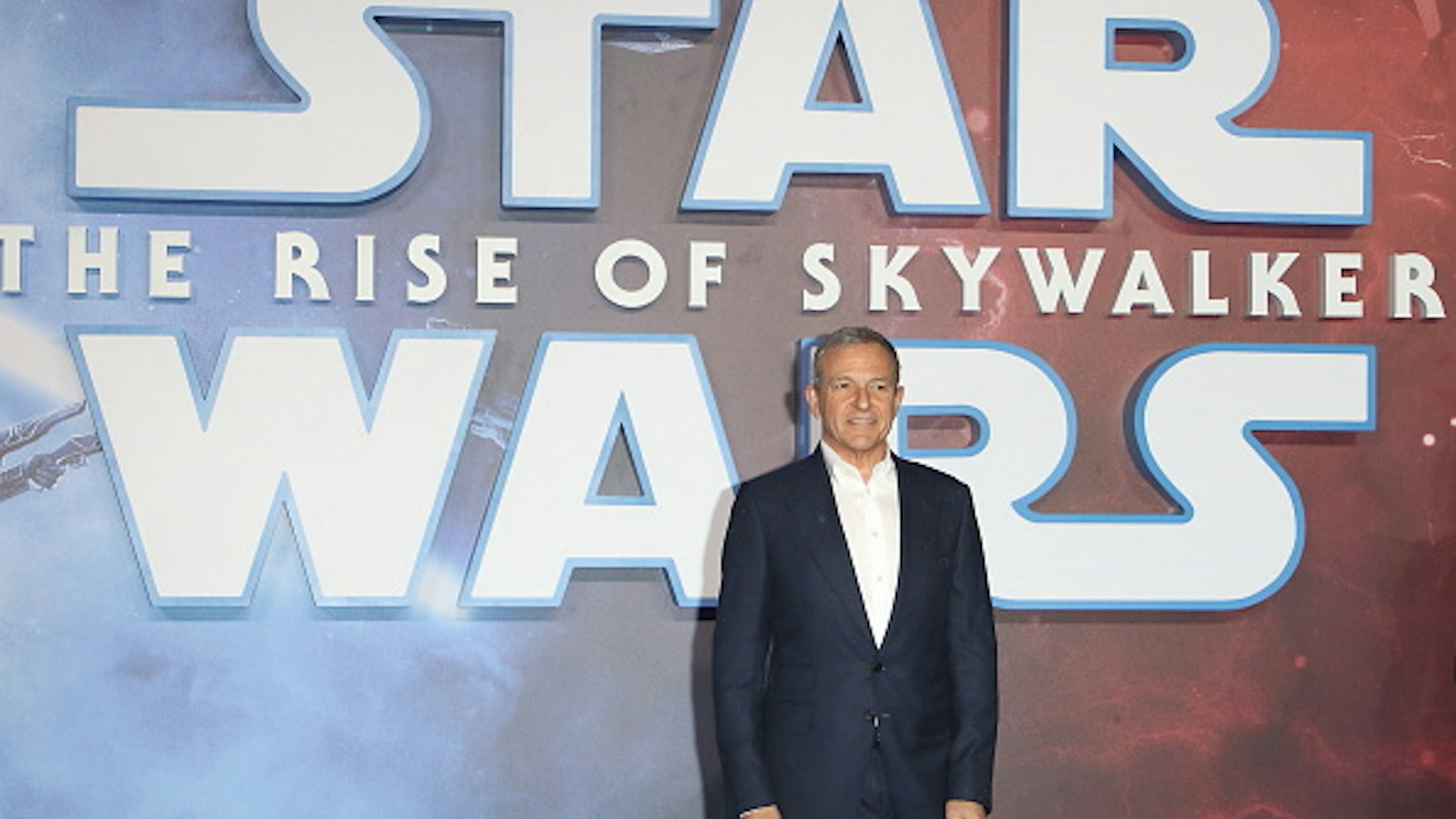 LONDON, UNITED KINGDOM - DECEMBER 18 2019: Bob Iger attends the "Star Wars: The Rise of Skywalker" European Premiere at Cineworld Leicester Square in London.- PHOTOGRAPH BY Keith Mayhew / Echoes Wire/ Barcroft Media