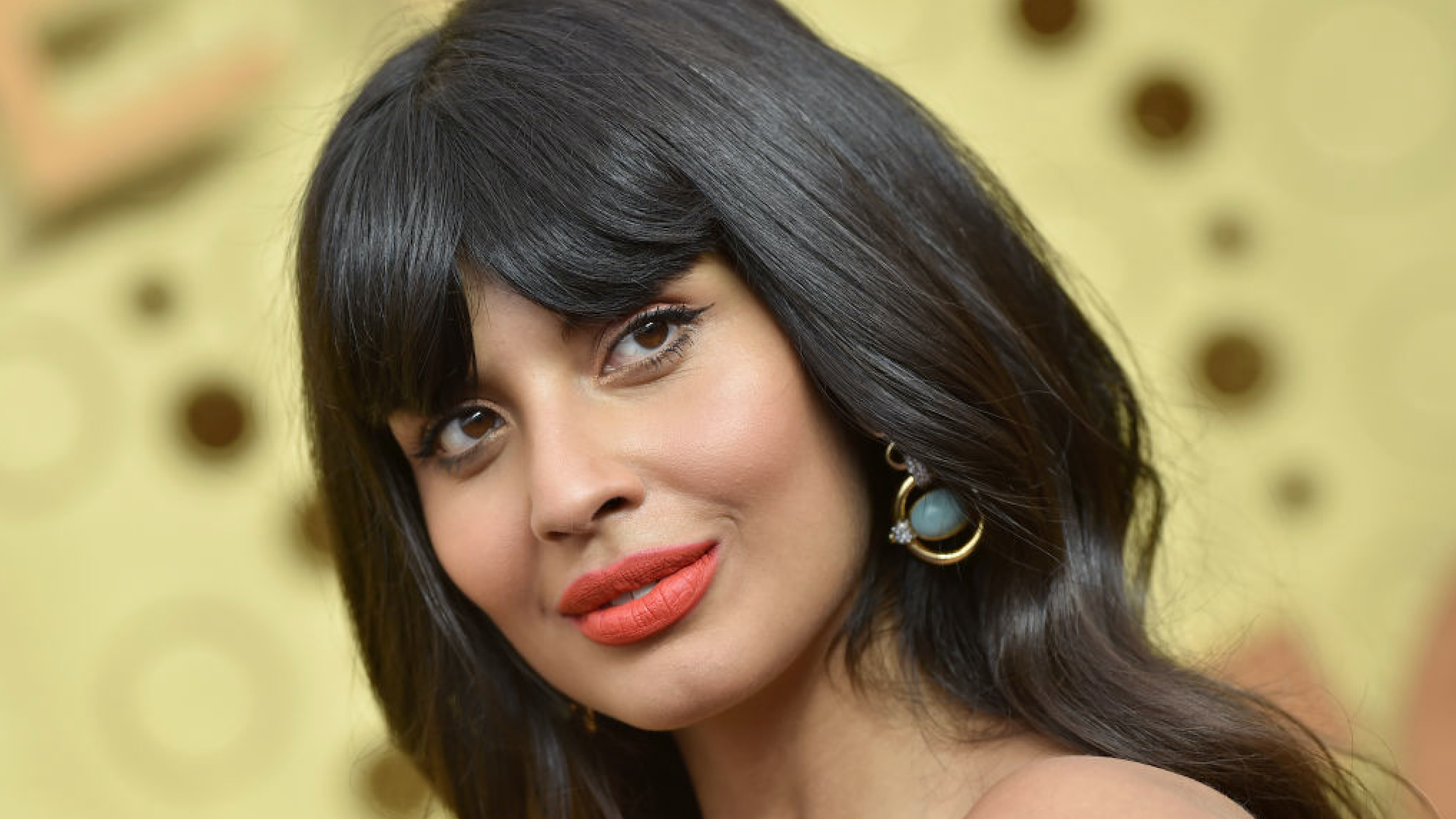 Jameela Jamil attends the 71st Emmy Awards at Microsoft Theater on September 22, 2019 in Los Angeles, California.