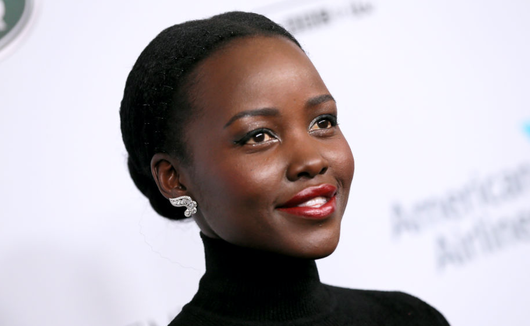 Lupita Nyong'o attends the 2019 British Academy Britannia Awards presented by American Airlines and Jaguar Land Rover at The Beverly Hilton Hotel on October 25, 2019 in Beverly Hills, California.