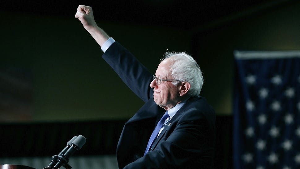 Presidential Candidate Bernie Sanders Holds Primary Night Rally In Phoenix, Arizona PHOENIX, AZ - MARCH 15: Democratic presidential candidate Sen. Bernie Sanders (D-VT) speaks to a crowd gathered at the Phoenix Convention Center during a campaign rally on March 15, 2016 in Phoenix, Arizona. Hillary Clinton won the Democratic primary elections in Florida, North Carolina and Ohio, while Missouri and Illinois remain tight races.