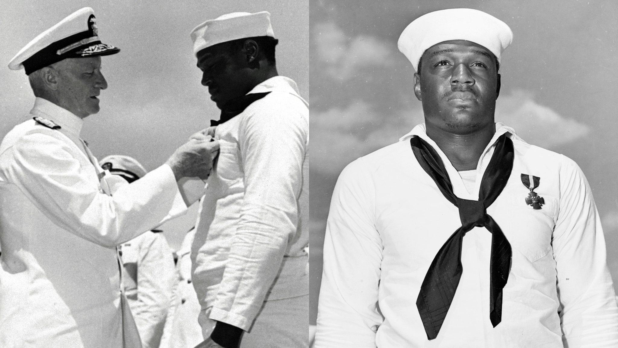 Dorie Miller Receiving Navy Cross