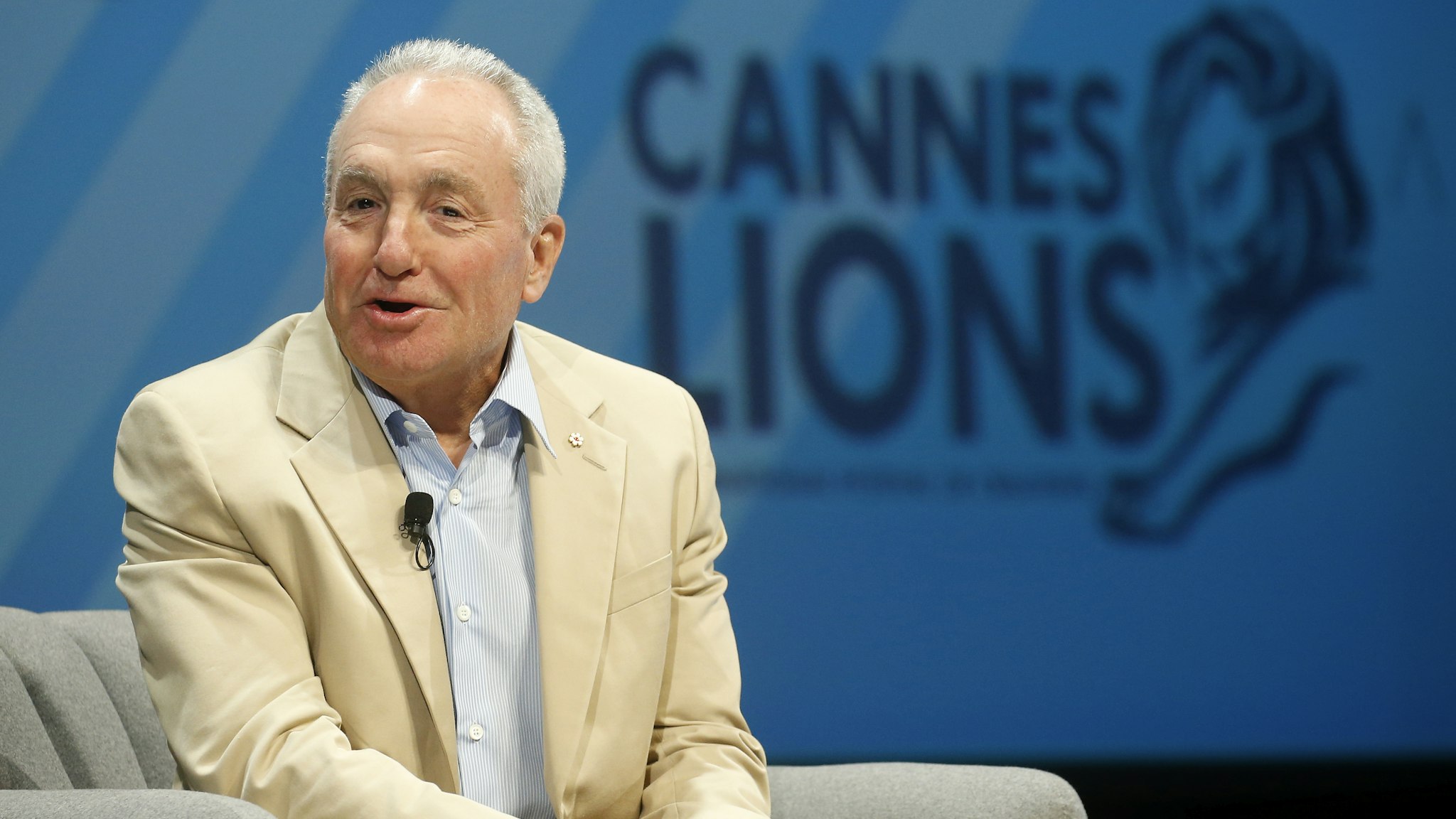 CANNES, FRANCE - JUNE 21: Creator and Executive Producer, 'Saturday Night Live' Lorne Michaels speaks on stage during the NBC session at the Cannes Lions 2019 : Day Five on June 21, 2019 in Cannes, France. (Photo by Richard Bord/Getty Images for Cannes Lions)