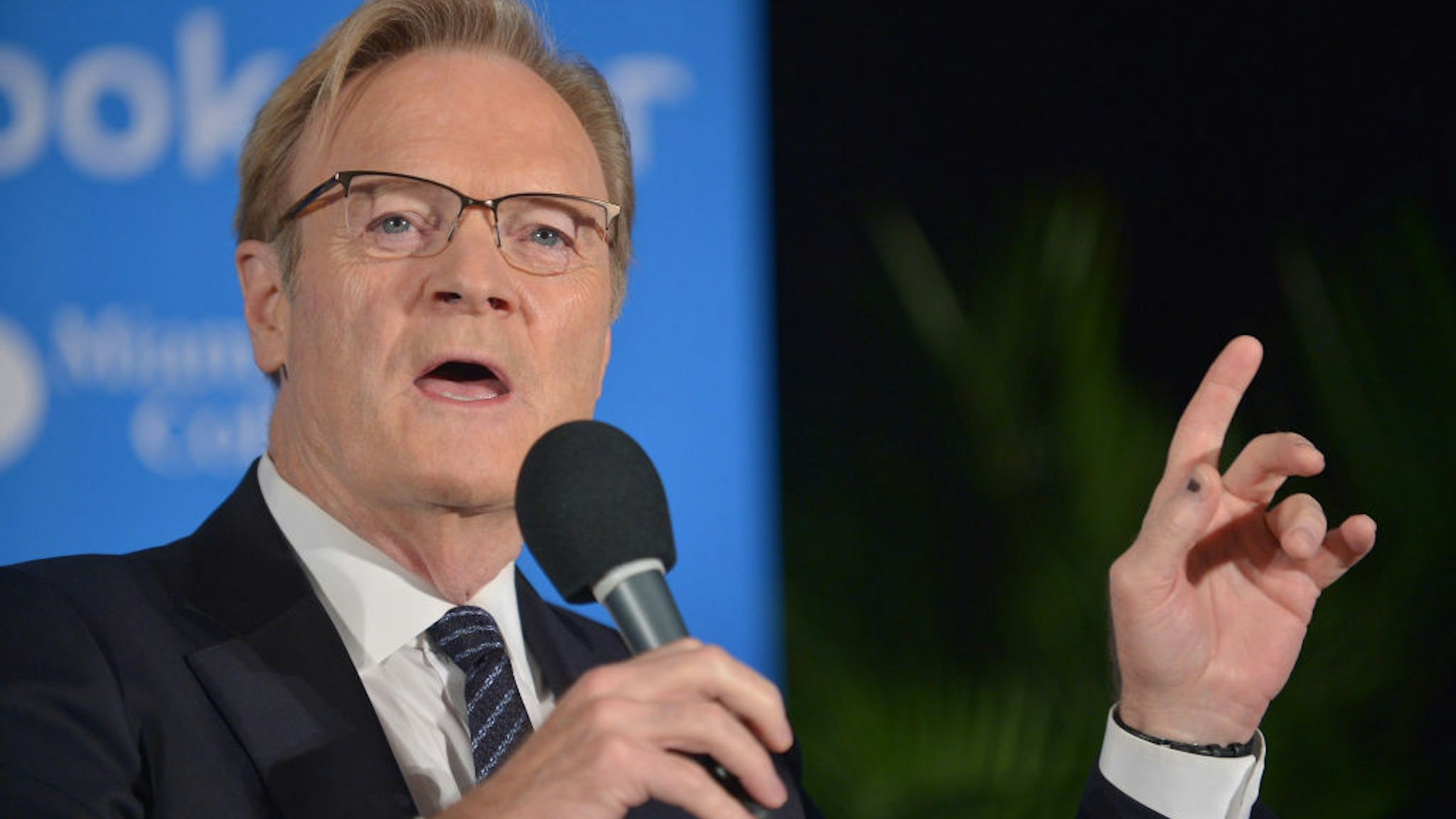 Host of The Last Word on MSNBC Lawrence O'Donnell attends The Miami Book Fair at Miami Dade College Wolfson - Chapman Conference Center on November 13, 2017 in Miami, Florida.