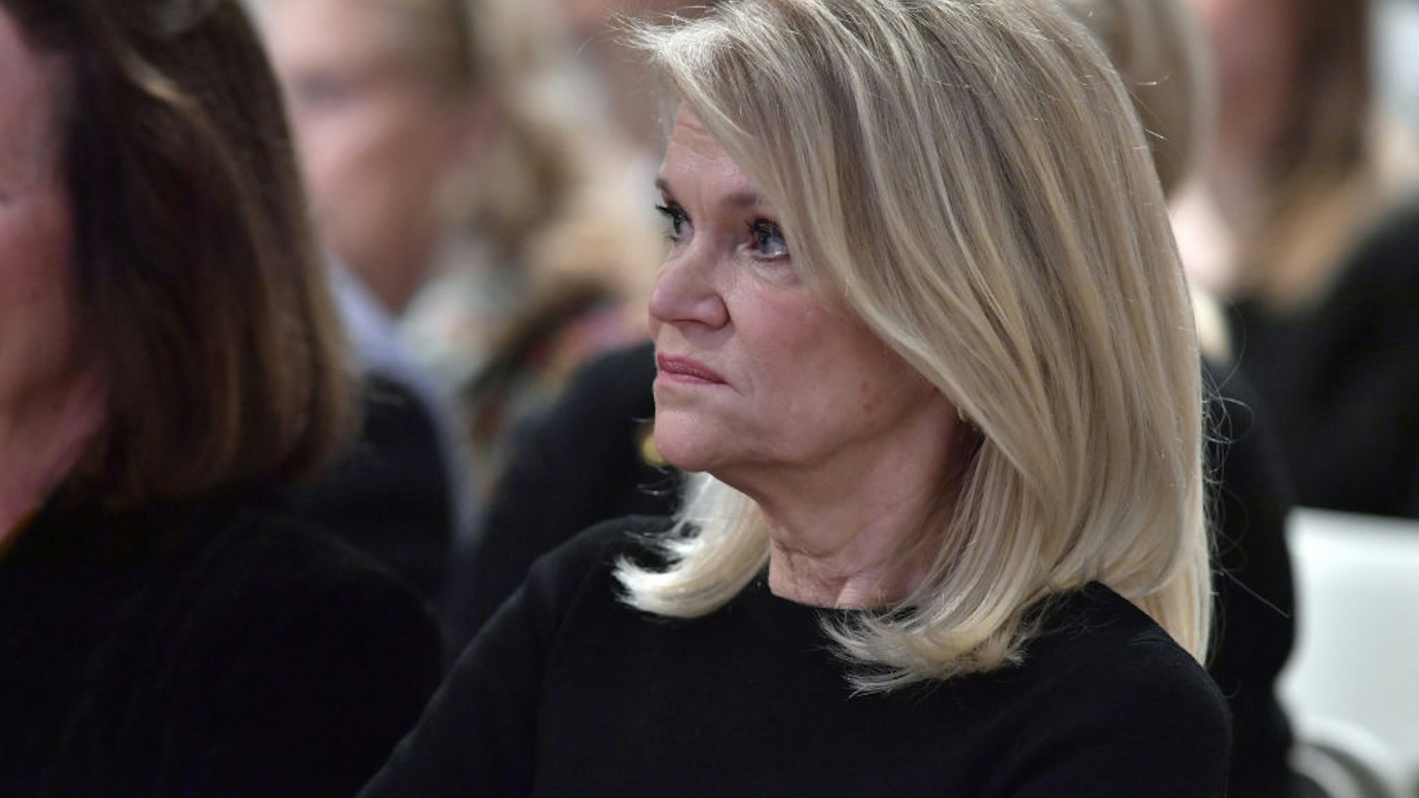 Martha Raddatz receives the Goldsmith Career Award for Excellence in Journalism at Harvard University' Shorenstein Center on Media, Politics and Public Policy on March 6, 2018 in Cambridge, Massachusetts.