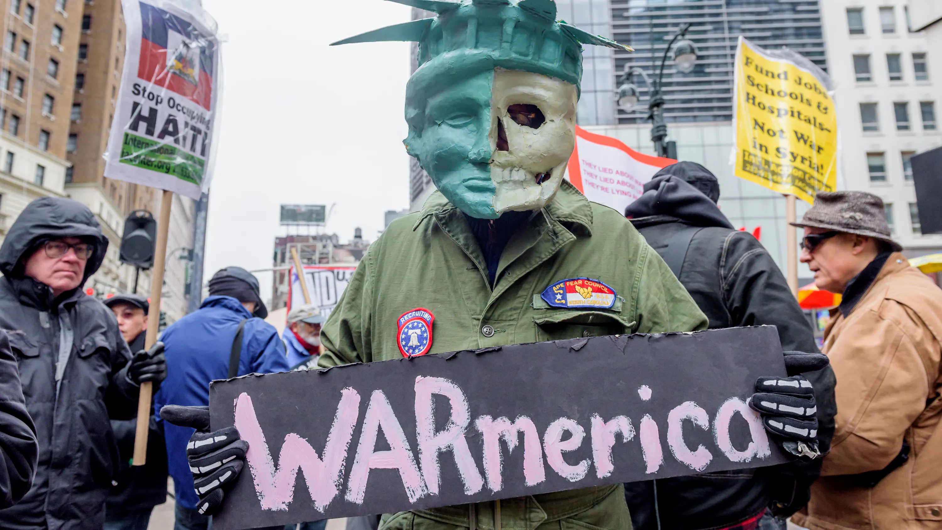 WATCH: ‘Anti-War’ Protests In New York City, Washington Quickly Turned Anti-Semitic, Anti-U.S.