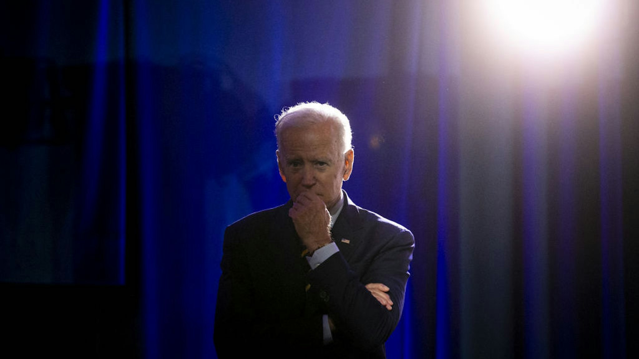 Former U.S. Vice President Joe Biden, 2020 Democratic presidential candidate, listens during the Planned Parenthood Action Fund (PPAF) We Decide 2020 Election Membership Forum in Columbia, South Carolina, U.S., on Saturday, June 22, 2019. Monday, January 20, 2020, marks the third anniversary of U.S. President Donald Trump's inauguration. Our editors select the best archive images looking back over Trump’s term in office. Photographer: Al Drago/Bloomberg
