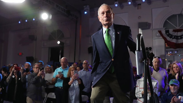 Democratic Presidential Candidate Mike Bloomberg Campaigns In Miami, Florida