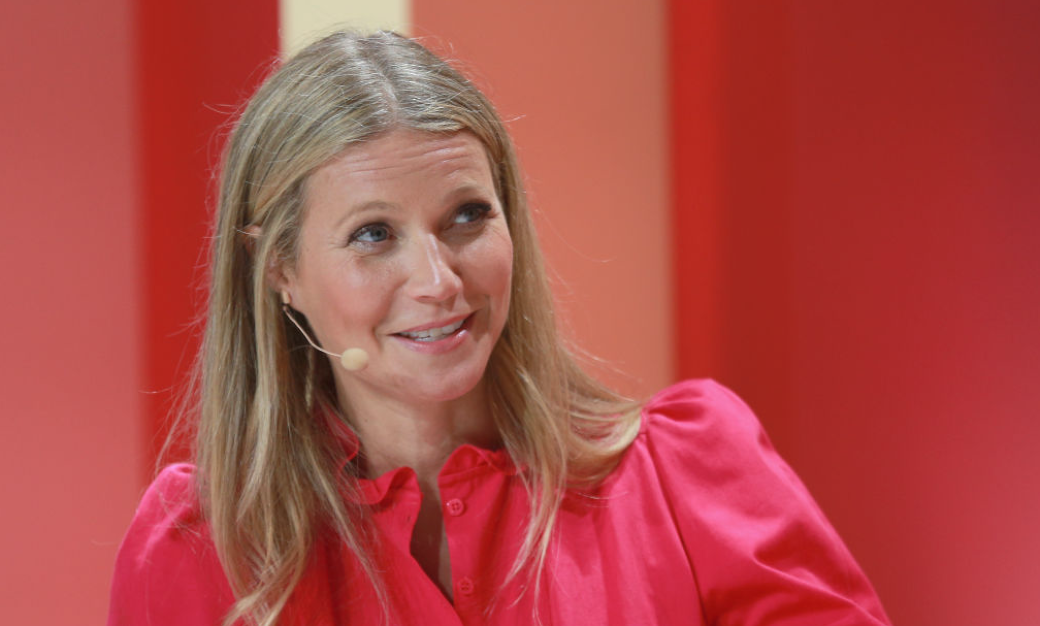 Goop founder Gwyneth Paltrow speaks on stage at the 2018 Girlboss Rally at Magic Box on April 28, 2018 in Los Angeles, California.