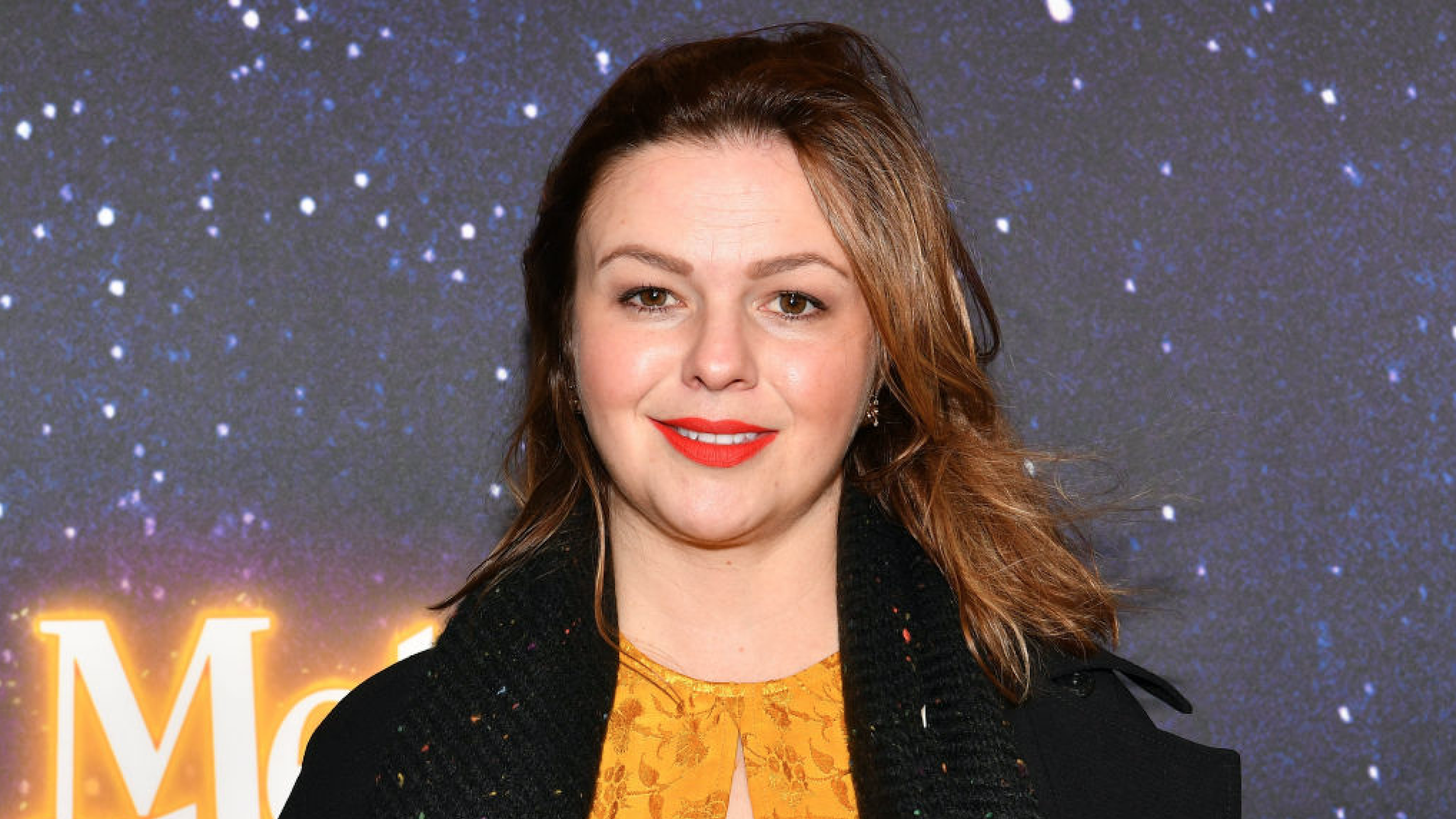 Amber Tamblyn attends the "Meteor Shower" Broadway Opening Night at the Booth Theatre on November 29, 2017 in New York City.