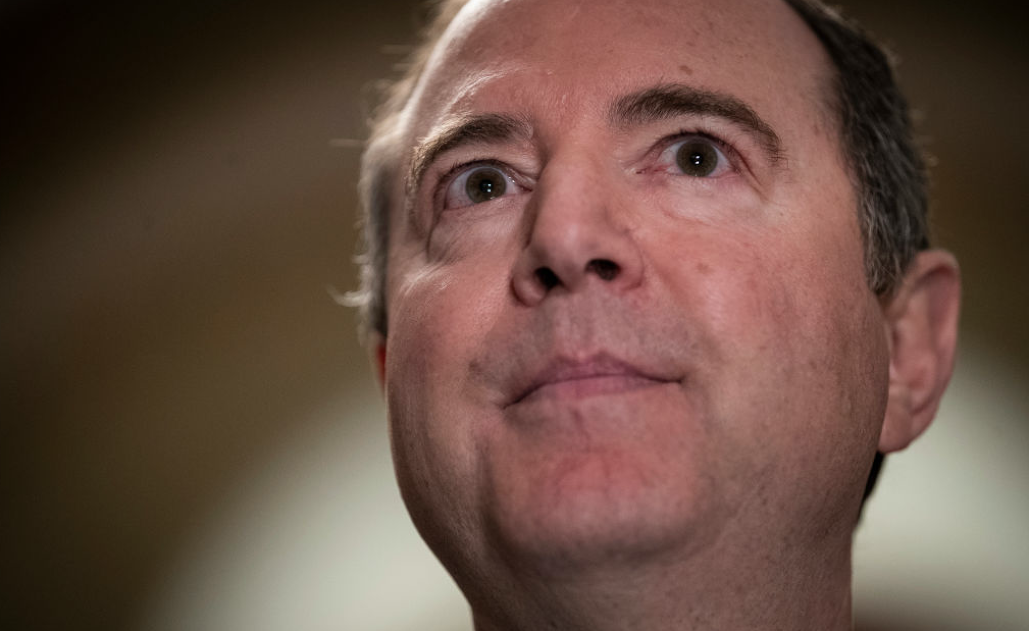 House impeachment manager Rep. Adam Schiff (D-CA) speaks to reporters during a brief media availability before the start of the impeachment trial at the U.S. Capitol on January 21, 2020 in Washington, DC.