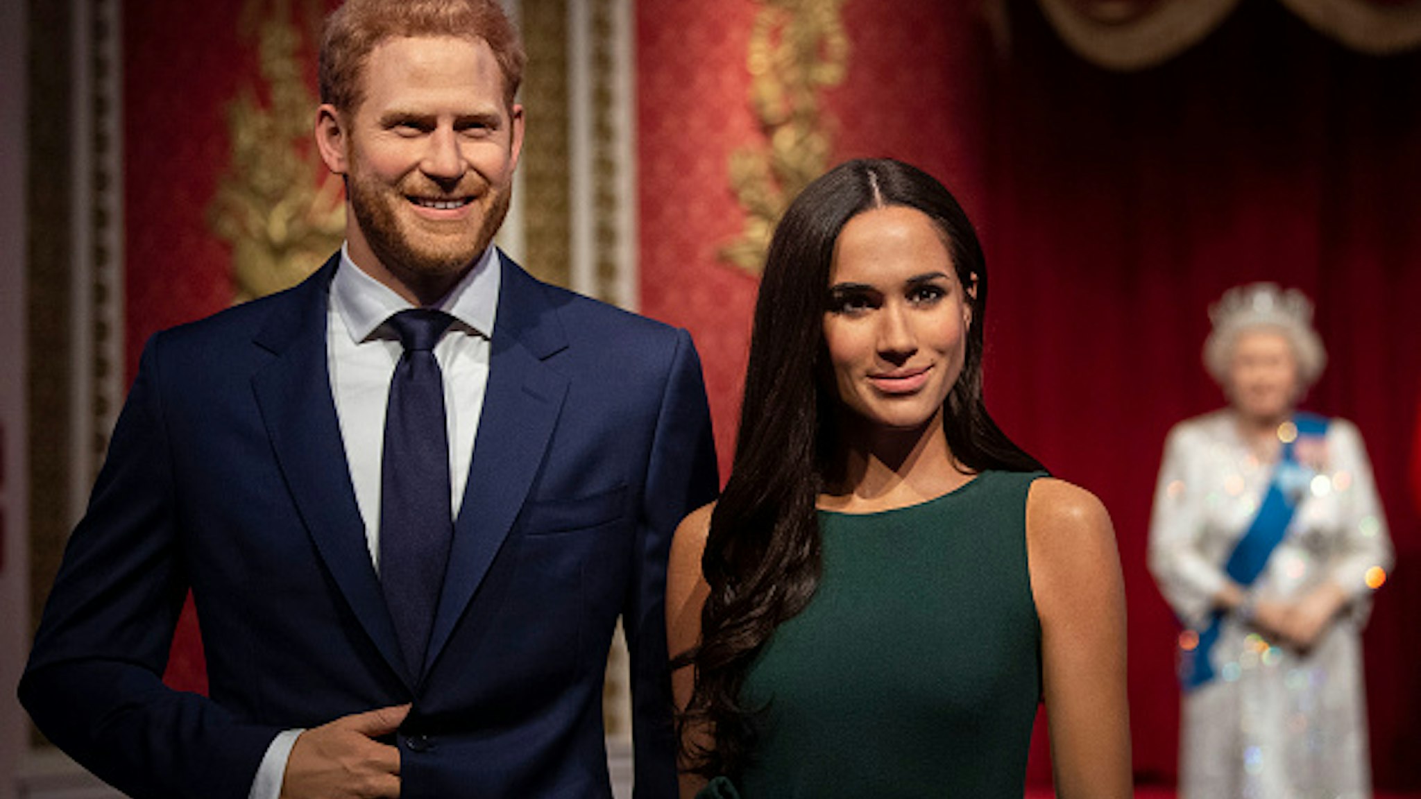 Madame Tussauds London moves its figures of the Duke and Duchess of Sussex from its Royal Family set to elsewhere in the attraction, in the wake of the announcement that they will take a step back as "senior members" of the royal family, dividing their time between the UK and North America.