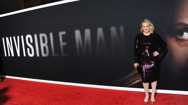 Elisabeth Moss arrives for the premiere of Universal Pictures' "The Invisible Man" held at TCL Chinese Theatre on February 24, 2020 in Hollywood, California.