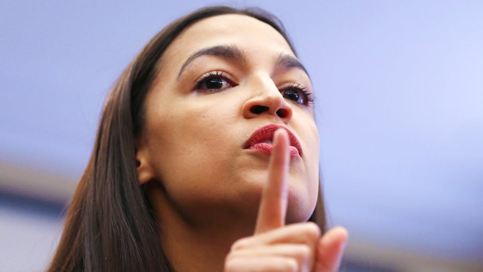 House Progressives Introduce People’s Housing Reform WASHINGTON, DC - JANUARY 29: Rep. Alexandria Ocasio-Cortez (D-NY) speaks at a news conference introducing the 'People’s Housing Platform' on Capitol Hill on January 29, 2020 in Washington, DC. House progressives are backing the platform which declares housing a 'fundamental human right'.