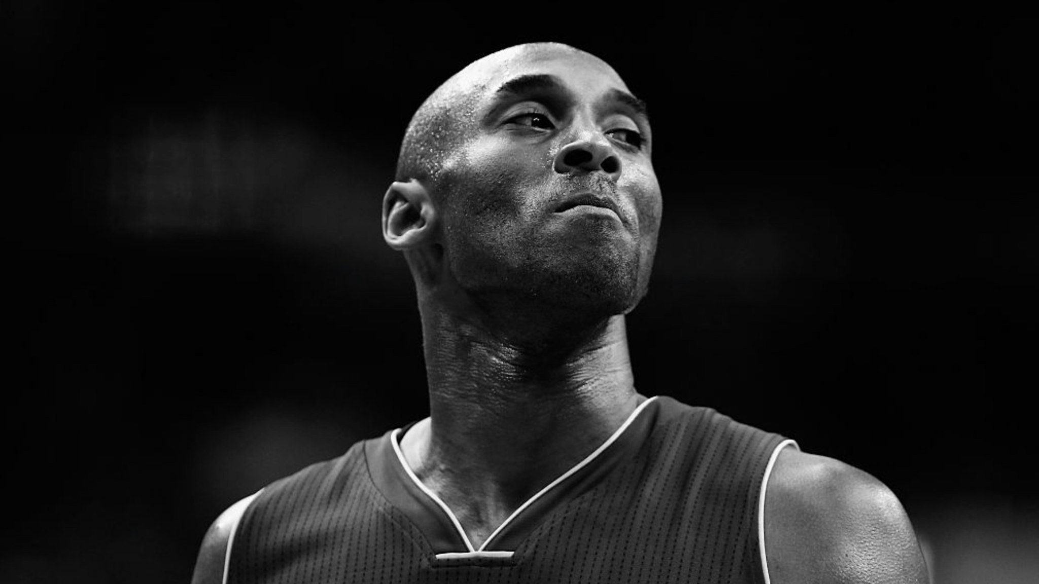 Kobe Bryant #24 of the Los Angeles Lakers looks on against the Washington Wizards in the first half at Verizon Center on December 2, 2015 in Washington, DC.