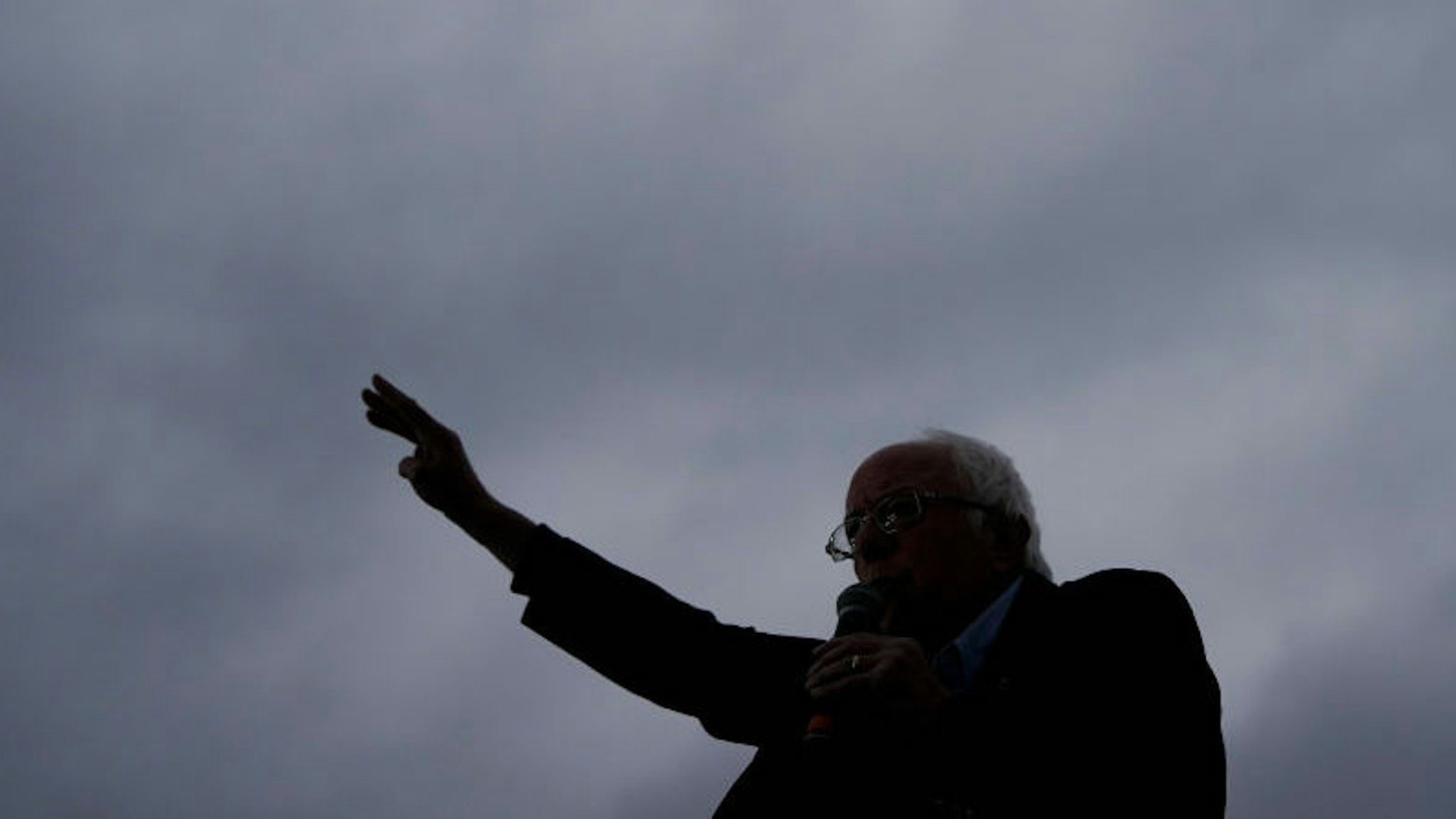 Democratic presidential candidate Sen. Bernie Sanders (I-VT) speaks during a campaign rally at Vic Mathias Shores Park on February 23, 2020 in Austin, Texas. With early voting underway in Texas, Sanders is holding four rallies in the delegate-rich state this weekend before traveling on to South Carolina. Texas holds their primary on Super Tuesday March 3rd, along with over a dozen other states. (Photo by Drew Angerer/Getty Images)