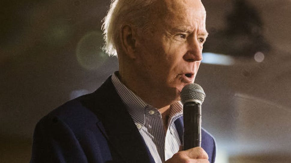 Joe Biden Attends New Hampshire GOTV Event Former Vice President Joe Biden, 2020 Democratic presidential candidate, speaks during a Get Out The Vote event in Gilford, New Hampshire, U.S., on Monday, Feb. 10, 2020. Biden's campaign is determined to fight past Tuesday's New Hampshire primary, a top campaign official said Monday, in the face of low poll numbers in the state.
