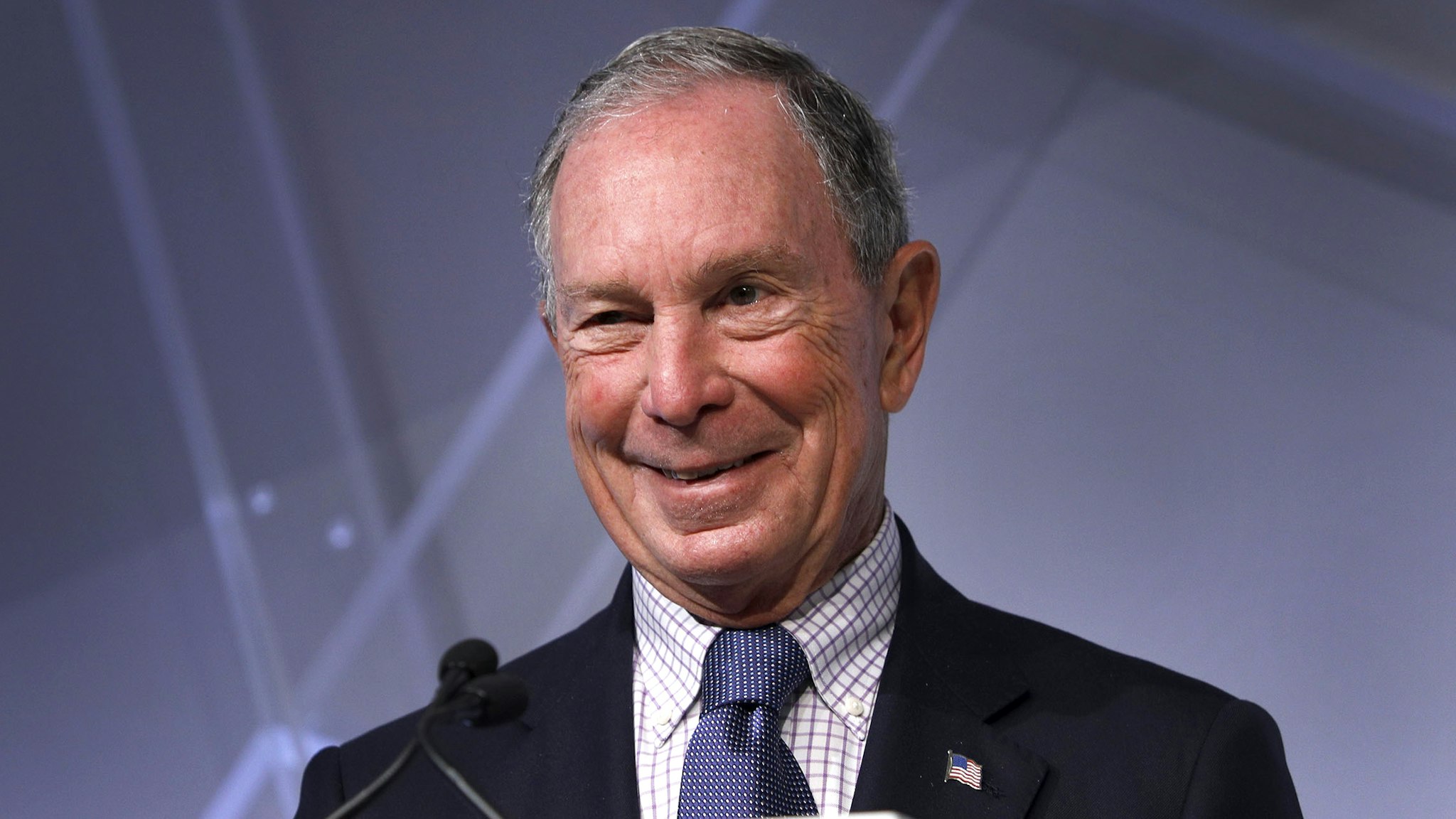 DETROIT, MI - OCTOBER 29: Michael Bloomberg, billionaire and former Mayor of New York City, speaks at CityLab Detroit, a global city summit, on October 29, 2018 in Detroit, Michigan. Bloomberg is considered to be a potential Democratic presidential candidate for the 2020 election.