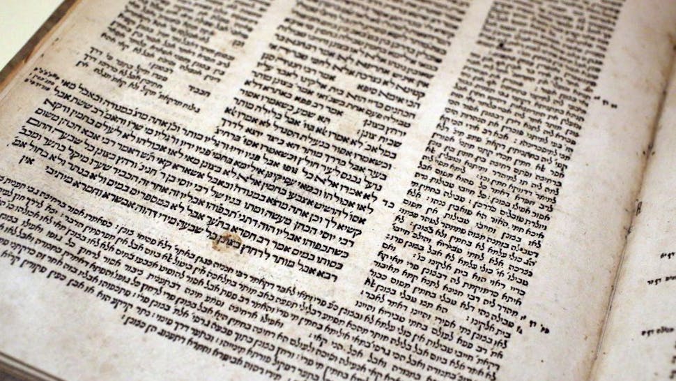 Jewish Museum of Switzerland. Basel. Old Talmud (1578-1560).