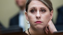 House Oversight and Reform Committee Rep. Katie Hill, D-Calif., is seen during a House Oversight and Reform Committee hearing in Rayburn Building to discuss preparations for the 2020 Census and citizenship questions on Thursday March 14, 2019.