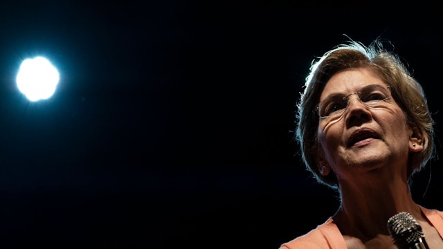 Democratic presidential candidate Sen. Elizabeth Warren (D-MA) speaks during a campaign rally at the Charleston Music Hall on February 26, 2020 in Charleston, South Carolina. South Carolina holds its Democratic presidential primary on Saturday, February 29.