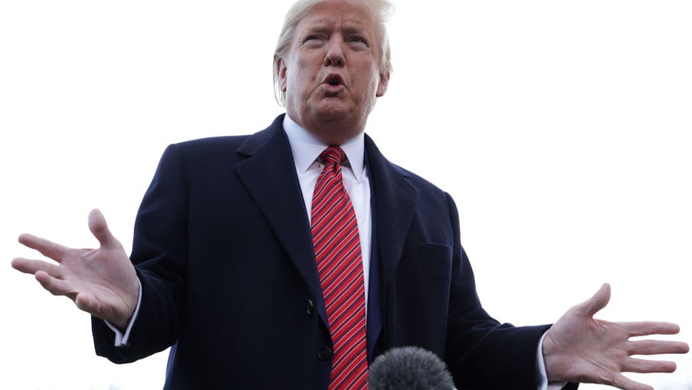 President Trump U.S. President Donald Trump speaks to members of the media prior to his departure from the White House February 28, 2020 in Washington, DC.
