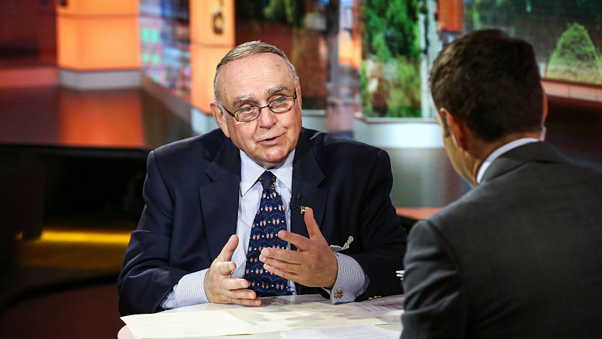 Leon Cooperman, chief executive officer of Omega Advisors Inc., speaks during an interview in New York, U.S., on Tuesday, Oct. 11, 2016.