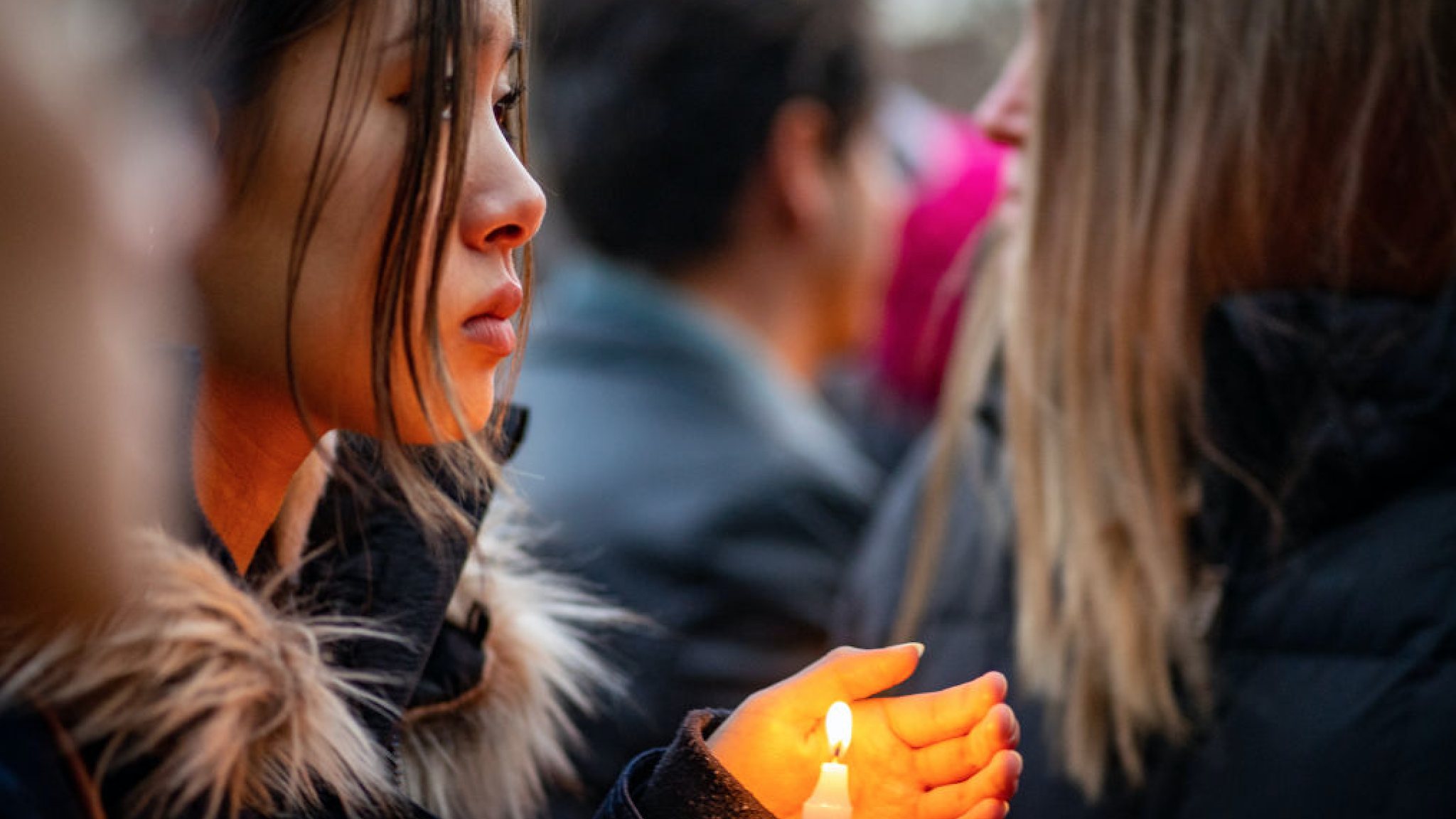 Hundreds attend a candlelight vigil held for a murdered Barnard College student Tessa Majors on December 15, 2019 in New York City. A 13-year-old suspect has been arrested in connection with the death of 18-year-old Barnard College freshman Tessa Rane Majors.