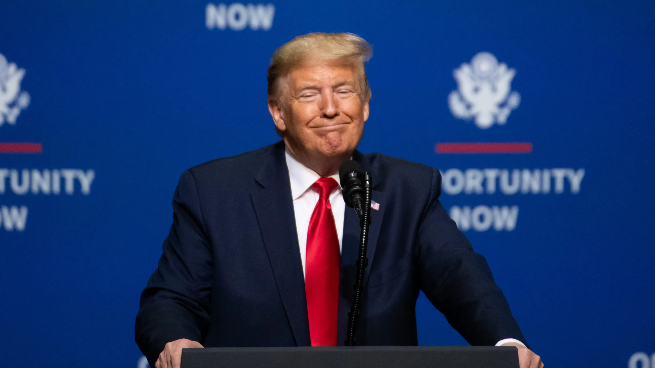 WATCH: Trump Trolls Democrats During Debate With Video