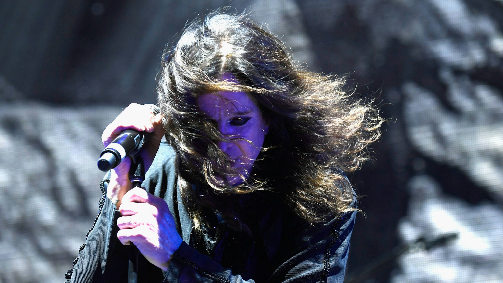 Ozzy Osbourne of Black Sabbath performs at Ozzfest 2016 at San Manuel Amphitheater on September 24, 2016 in Los Angeles, California.