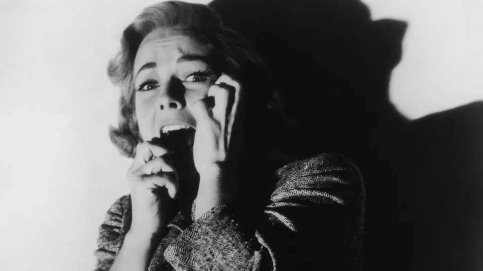 Screaming American actress Vera Miles stars as Lila Crane in the horror classic 'Psycho', directed by Alfred Hitchcock, 1960.