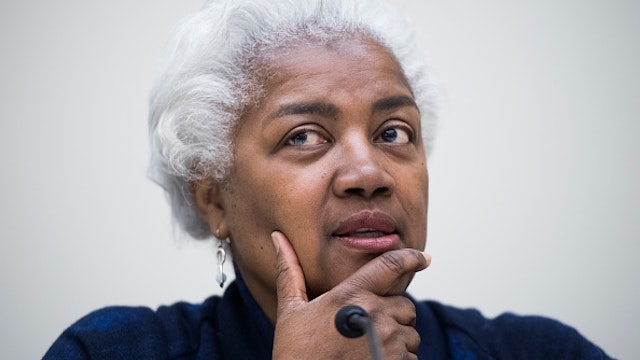 UNITED STATES - MARCH 19: Democratic strategist Donna Brazile, talks with students during a panel discussion with women leaders in Washington as part of Womens History Month in Rayburn Building on Tuesday March 19, 2019.