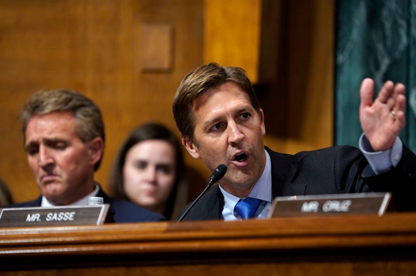 Sen. Ben Sasse, R-Neb., questions Supreme Court nominee Brett Kavanaugh as he testifies before the Senate Judiciary Committee on Capitol Hill on September 27, 2018