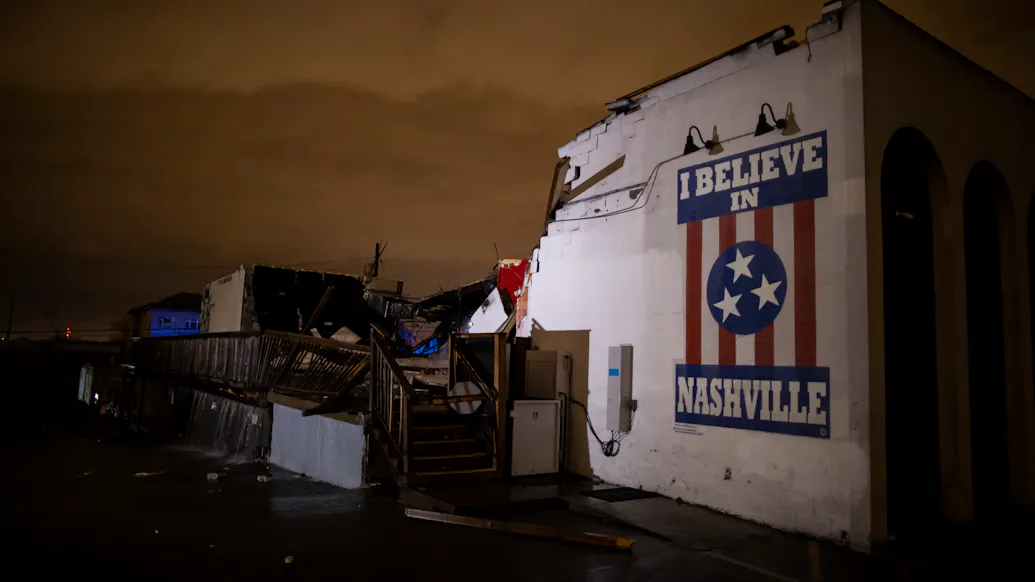 Tornado Rips Through Downtown Nashville Overnight, Killing At Least 21 People