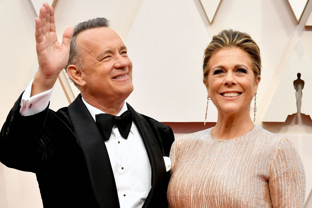Rita Wilson responds to headlines about Tom Hanks ‘scolding’ man on red carpet.