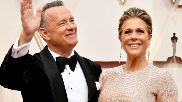 Tom Hanks and Rita Wilson attend the 92nd Annual Academy Awards at Hollywood and Highland on February 09, 2020 in Hollywood, California.