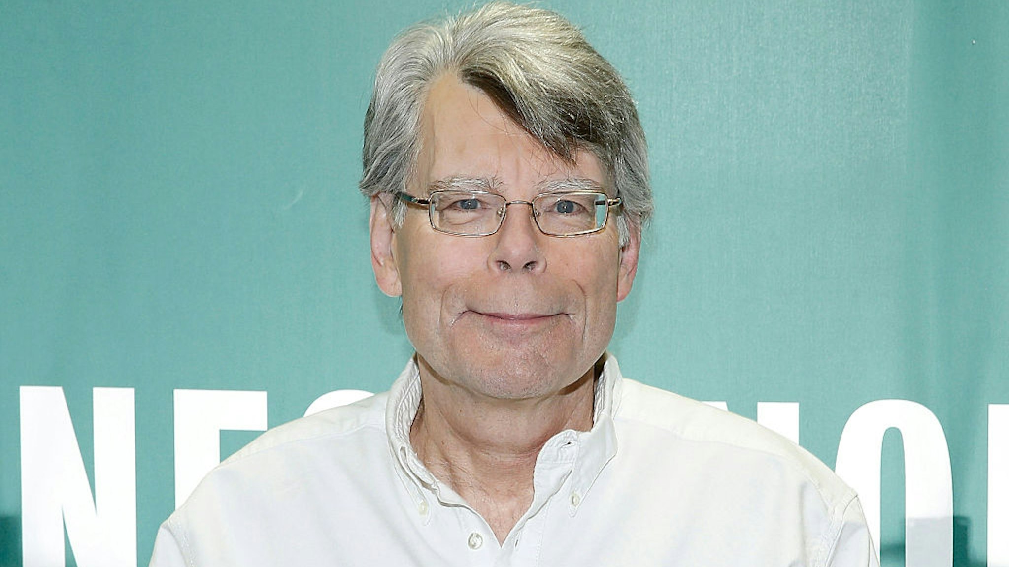 Stephen King Signs Copies Of His Book "Revival" at Barnes &amp; Noble Union Square on November 11, 2014 in New York City.