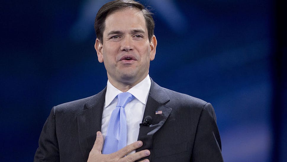 Sen. Marco Rubio Senator Marco Rubio, a Republican from Florida and 2016 presidential candidate, arrives to speak during the American Conservative Unions Conservative Political Action Conference (CPAC) meeting in National Harbor, Maryland, U.S., on Saturday, March 5, 2016.