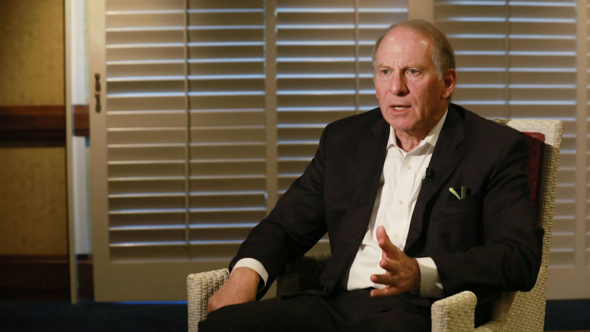 Richard Haass, president of the Council On Foreign Relations, speaks during an interview on the sidelines of the 80th annual Mexican Banking Association in Acapulco, Mexico, on Thursday, March 23, 2017.