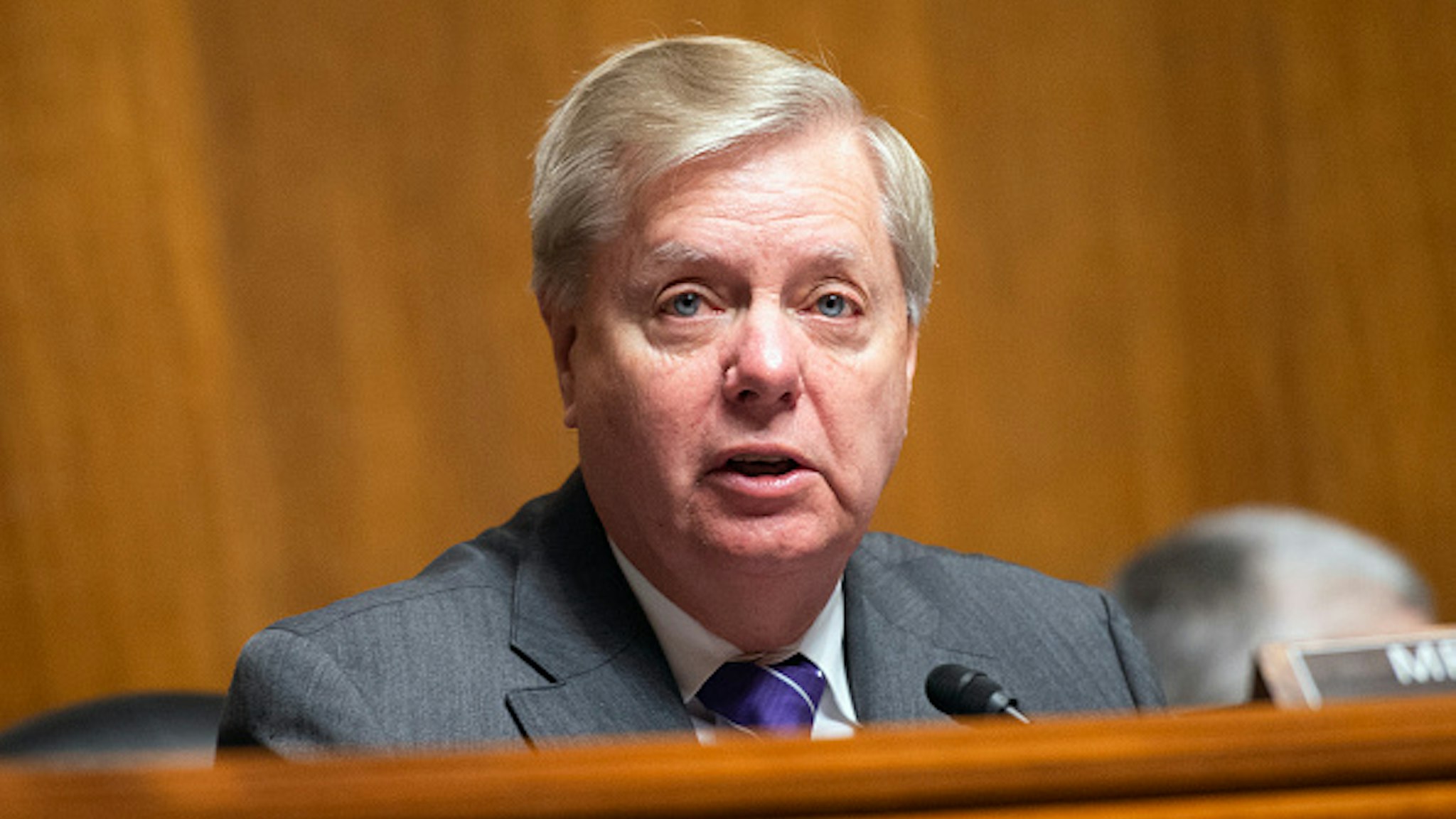 UNITED STATES - FEBRUARY 25: Sen. Lindsey Graham, R-S.C., speaks during a Senate Judiciary Committee hearing on Universal Injunction Challenges in Washington on Tuesday, Feb. 25, 2020.