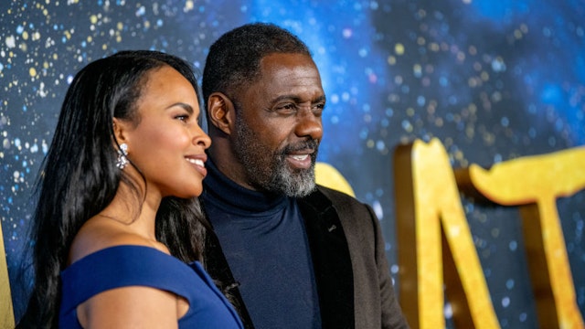 Sabrina Dhowre Elba and Idris Elba attend the "Cats" World Premiere at Alice Tully Hall, Lincoln Center on December 16, 2019 in New York City. (Photo by Roy Rochlin/FilmMagic)
