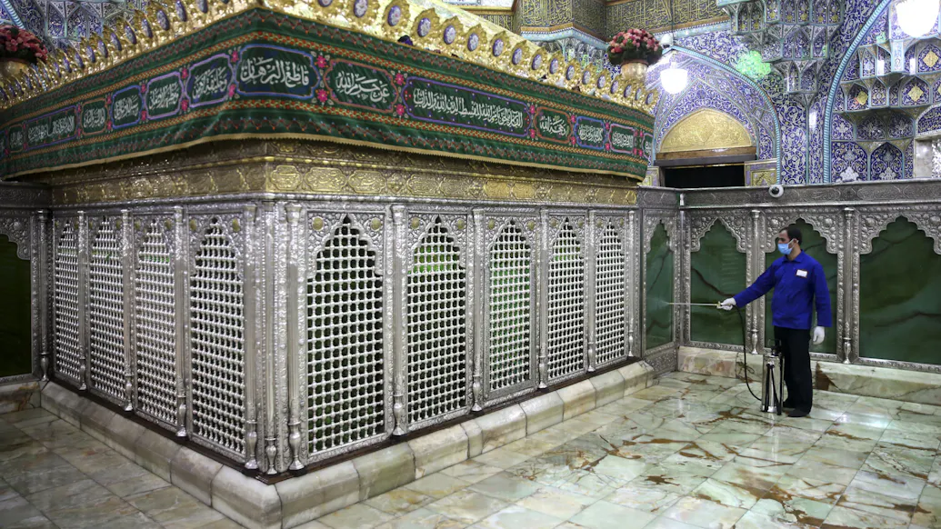 WATCH: Iranians Lick Shrine Believed To Be Infected With Coronavirus