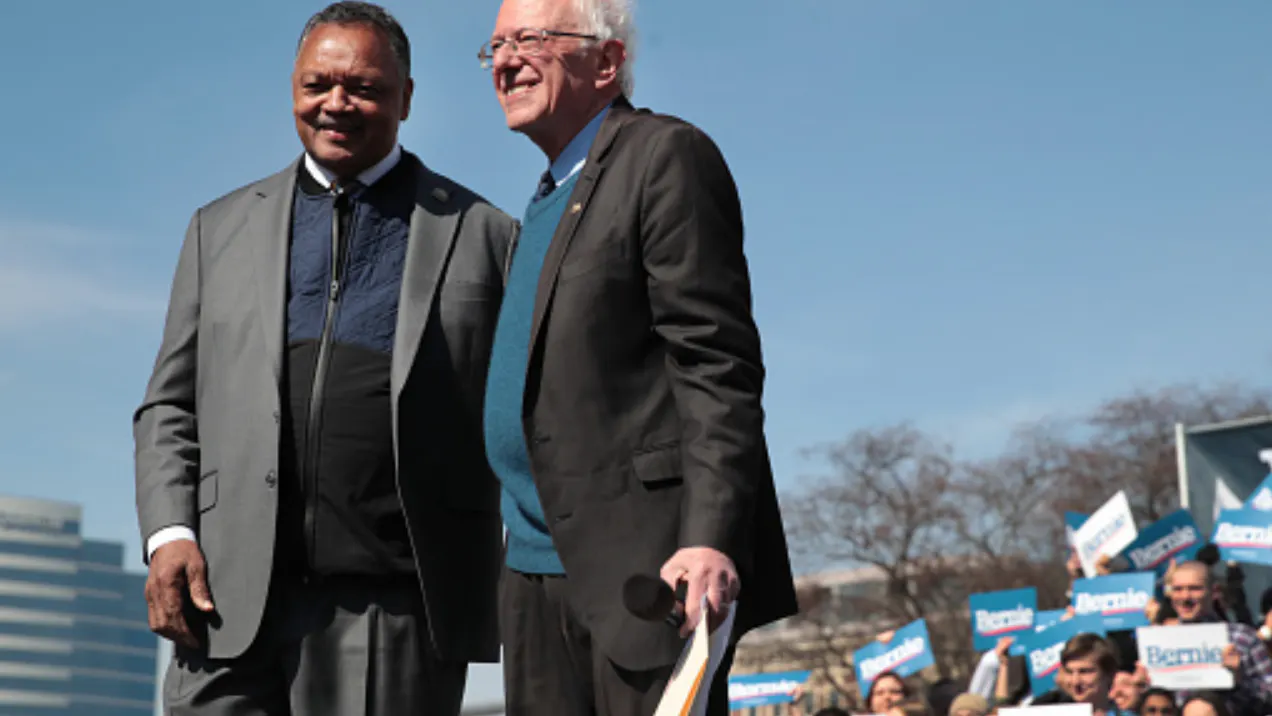Jesse Jackson Endorses Bernie Sanders In Michigan, Says Biden Never Reached Out