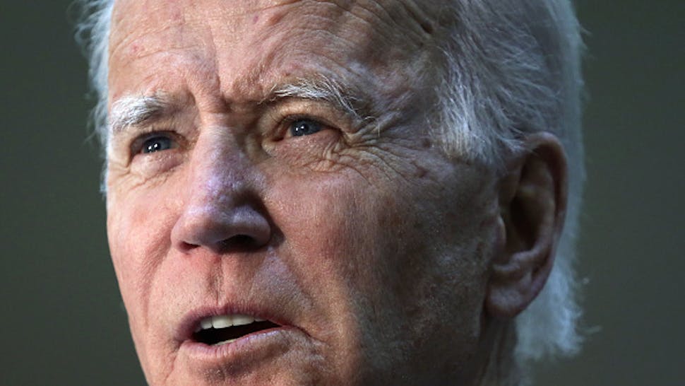 Democratic Presidential Candidate Joe Biden Campaigns In Norfolk, Virginia NORFOLK, VIRGINIA - MARCH 01: Democratic presidential candidate former Vice President Joe Biden speaks during a campaign event at Booker T. Washington High School March 1, 2020 in Norfolk, Virginia. After his major win in South Carolina, Biden continues to campaign for the upcoming Super Tuesday Democratic presidential primaries.