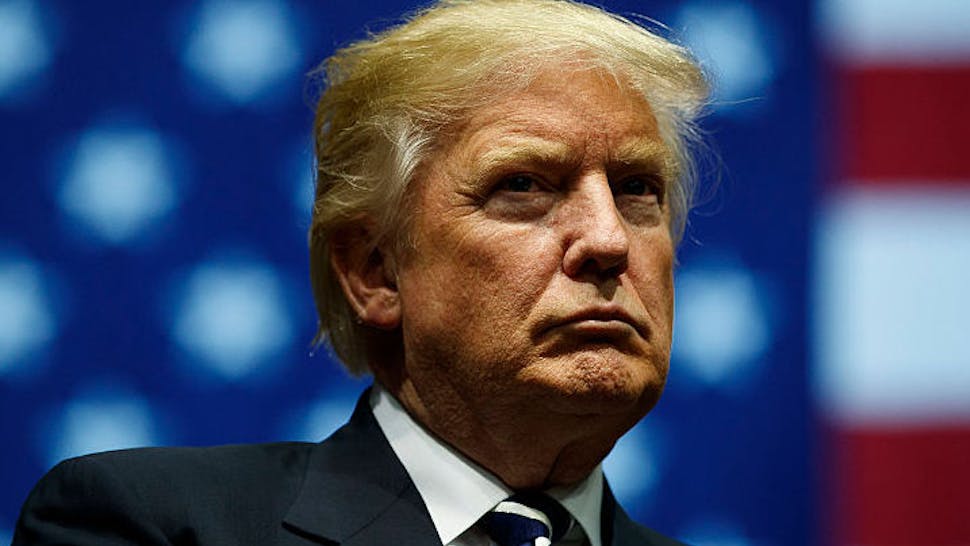 President Elect Trump Continues His “Thank You Tour” In Grand Rapids, Michigan GRAND RAPIDS, MI - DECEMBER 9: President-elect Donald Trump looks on during a rally at the DeltaPlex Arena, December 9, 2016 in Grand Rapids, Michigan. President-elect Donald Trump is continuing his victory tour across the country.